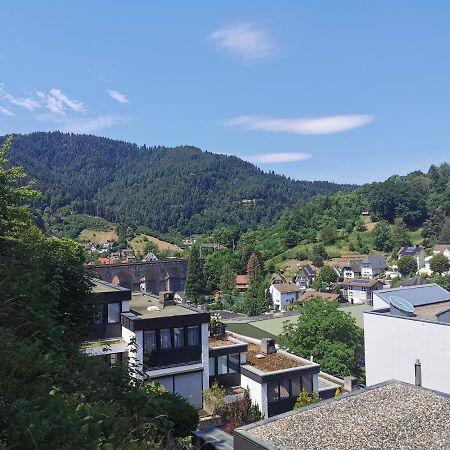 Terrassenwohnung Mit Toller Aussicht & Zentrumsnah Hornberg Esterno foto