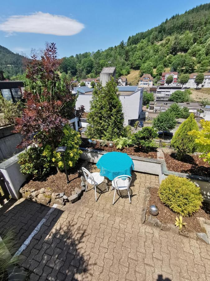 Terrassenwohnung Mit Toller Aussicht & Zentrumsnah Hornberg Esterno foto